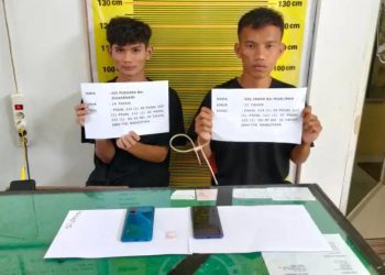 Pelaku penyalahgunaan Narkoba. [Foto: Polres Merangin]