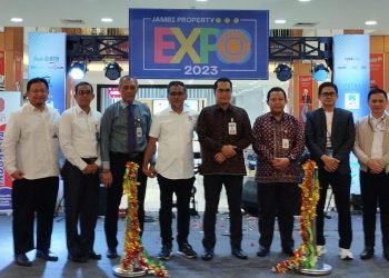 Opening ceremony Jambi Expo Property 2023 di Mall Jamtos, Senin (24/7/2023). [Foto: Aurduri.com/Ega]