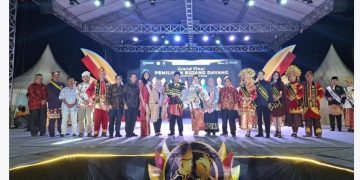 Kegiatan pemilihan Bujang Dayang di Belitung Timur mendapat support dari PT Timah Tbk, Sabtu (30/07/2023). [Foto: Humas PT. Timah Tbk]