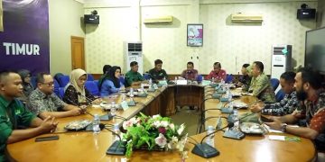 Rapat Koordinasi dan Sosialisasi Sensus Pertanian 2023 di ruang rapat utama kantor Bupati Tanjabtim, Kamis (08/06/23). [Foto: Diskominfo Tanjabtim]