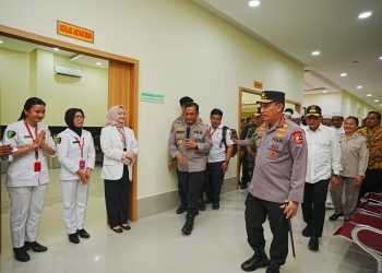 Kapolri pada peresmian RS Bhayangkara tingkat II Mas Kadiran di Kota Medan, Rabu (5/7/2023). [Foto: Humas Polda Jambi]