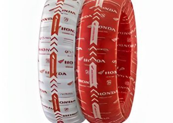 Ilustrasi ban sepeda motor Honda. [Dok. sinsen]