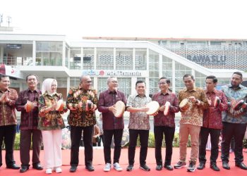 Kabid Humas Polda Jambi, Kombes Pol. Mulia Prianto Hadiri Pameran Satu Hari Bersama Jambi, di Pelataran Sarinah, Thamrin Jakarta, Sabtu (8/7/2023). [Foto: Humas Polda Jambi]
