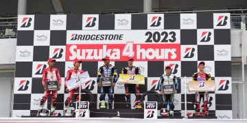 Pebalap binaan PT Astra Honda Motor, Adenanta Putra dan Herjun Atna Firdaus berhasil meraih podium kedua pada ajang balap Suzuka Endurance 4 Hours, di Suzuka Circuit, Jepang (09/07/2023). [Foto: AHM]