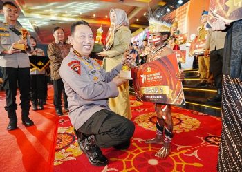 Kapolri Jenderal Listyo Sigit Prabowo menghadiri acara Awarding Day Apresiasi Kreasi 77 Polri Presisi di Balai Samudera, Jakarta, Rabu (12/07/2023). [Foto: Div Humas Polri]