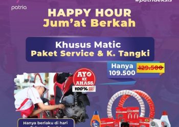 Flyer Promo Happy Hour Dealer Honda Patria Sarolangun. [Dok. sinsen]