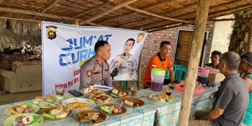 Kegiatan Jum'at Curhat Polda Jambi bersama Warga di Kecamatan Paal Merah, Jumat (18/08/2023). [Foto: Humas Polda Jambi]
