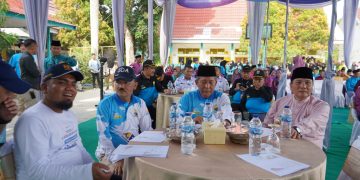 Wagub Sani saat menghadiri Peringatan Hari Air Dunia ke-31 bertempat di SMA Negeri 7 Kabupaten Sarolangun Rabu, (23/08/2023). [Foto: Diskominfo Provinsi Jambi/Novriansah]