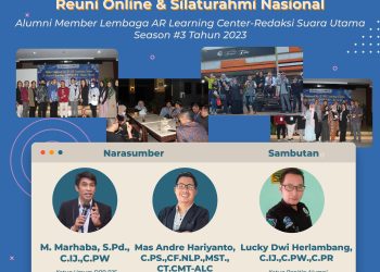 Lembaga Pelatihan AR Learning Center kembali menggelar Temu Kangen dan Silaturahmi antar Alumni Session 3 Tahun 2023. [Dok. PJS]