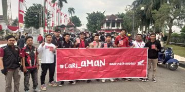 PT Sinar Sentosa Primatama (Sinsen) main dealer sepeda motor Honda di Provinsi Jambi menggelar Edukasi Safety Riding di beberapa sekolah pada Senin, (28/08). [Foto: sinsen/Ajeng]