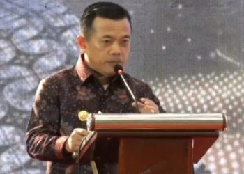 Al Haris saat memberikan kata sambutan pada Seminar APPSI di Jateng, Kamis (31/8/2023). [Foto: Diskominfo]