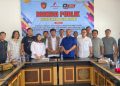Diskusi publik Ditintelkam Polda Jambi bersama insan pers di Rumah Kebangsaan Siginjai, Thehok, Jambi Selatan, Kota Jambi, Rabu (2/8/2023) [Foto: jernih.id/Fei]