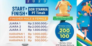 Flyer Pekan Sehat dalam rangka memeringati HUT ke-47 PT Timah Tbk. [Dok. Humas PT Timah Tbk]