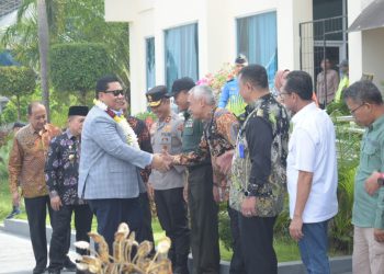 Kapolda Hadiri Peresmian dan Penandatanganan Prasasti Kantor BNN Provinsi Jambi oleh Kepala BNN RI pada Kamis, (03/08/2023). [Foto: Humas Polda Jambi]
