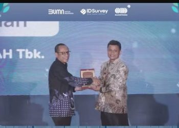 Penghargaan ENSIA (Enviromental and Social Innovation Awards) 2023 yang diselanggarakan PT Sucofindo di Gumaya Tower Hotel, Semarang, Jawa Tengah, Kamis (10/8/2023). [Foto: PT Sucofindo]