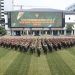 Kasad Apresiasi Kontingen TNI AD berjumlah 257 orang yang terdiri dari para atlet, pelatih dan official, di Lapangan Upacara Mabesad Jakarta, Senin (14/8/2023). (Foto: Dispenad]