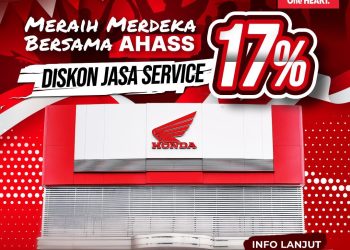 Flyer program Sinsen menarik bertajuk “Meraih Merdeka Bersama AHASS". [Dok. Sinsen Jambi]