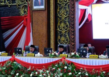 Pidato Kenegaraan Presiden RI di Gedung DPRD Provinsi Jambi, Rabu (16/08/2023). [Foto: Diskominfo/Novriansah]