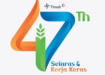 47 tahun PT Timah Tbk Selaras & Kerja Keras. [Dok. Humas PT Timah Tbk]