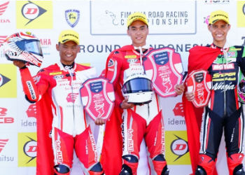 Pebalap Astra Honda Motor dibawah naungan tim Astra Honda Racing Team berhasil meraih podium di kelas AP250 dan SS600 pada ajang balap ARRC Mandalika. [Foto: AHM]