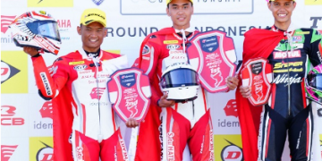 Pebalap Astra Honda Motor dibawah naungan tim Astra Honda Racing Team berhasil meraih podium di kelas AP250 dan SS600 pada ajang balap ARRC Mandalika. [Foto: AHM]