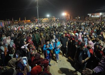 Malam puncak Festival Pangkalan Jambu 'Blek Gedang Anak Negeri' di Desa Tiga Alur Kecamatan Pangkalan Jambu Kabupaten Merangin, Sabtu (02/09/2023). [Foto: Diskominfo/Novriansah]