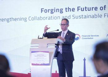 Ketua Dewan Komisioner OJK Mahendra Siregar, dalam acara Indonesia – Korea Financial Cooperation Indonesia di Jakarta, Senin (04/09/2023). [Foto: Humas OJK Jambi]