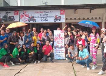 PT Sinsen main dealer sepeda motor Honda Provinsi Jambi bersama 48 jaringan Dealer resminya, serentak merayakan (Harpelnas) pada bulan September 2023 ini. [Foto: sinsen/Ajeng]