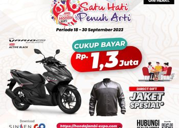 Flyer Honda Virtual Expo Satu Hati Penuh Arti. [Dok. sinsen]