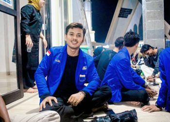 Ketua Komisariat PMII STAI An-Nadwah Kuala Tungkal, Zainur. [Foto: Latif]