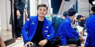 Ketua Komisariat PMII STAI An-Nadwah Kuala Tungkal, Zainur. [Foto: Latif]