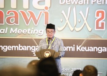 Pertemuan Tahunan (Ijtima’ Sanawi) DPS 2023 dengan tema “Meningkatkan Kolaborasi Pengembangan Ekonomi Keuangan Syariah di Era Disrupsi Ekonomi” pada tanggal 13-14 Oktober 2024 di Jakarta. [Foto: Humas OJK]