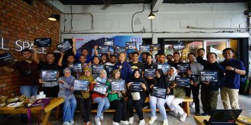 Gathering Yamaha DDS Jambi bersama awak media pada Rabu, (29/11). [Foto: Yamaha Jambi/Didit]