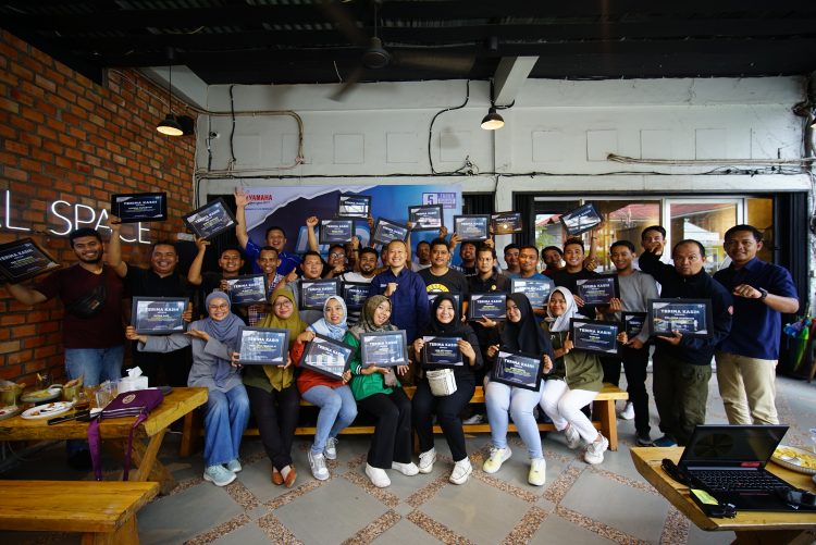 Gathering Yamaha DDS Jambi bersama awak media pada Rabu, (29/11). [Foto: Yamaha Jambi/Didit]