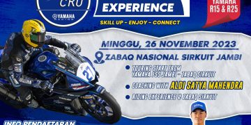 Flyer Blu Cru Riding Experience 2023.