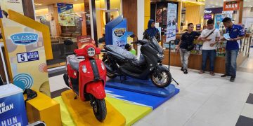 Pameran Yamaha di Mall Jamtos. [Foto: Yamaha Jambi/Didit]