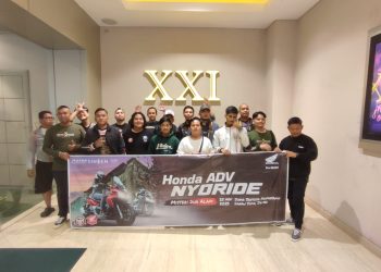 Honda ADV Nyoride, Misteri Dua Alam pada Sabtu, (25/11). [Foto: sinsen/Ajeng]