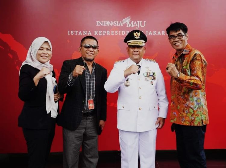 Pengurus DPP saat menghadiri undangan pelantikan Gubernur Riau, Senin (27/11/2023) di Istana Negara Jakarta.