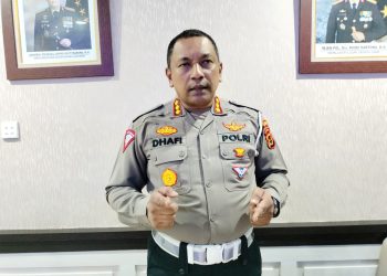 Dirlantas Polda Jambi, Kombes Pol Dhafi.