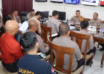 Itwasda Polda Jambi melakukan Kunjungan Kerja di Polresta Jambi, Rabu 27 Desember 2023. [Foto: Humas Polresta Jambi]