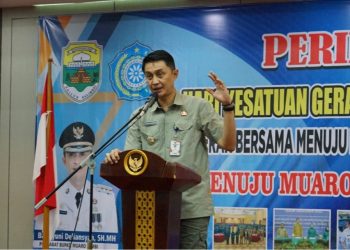Pemkab Muaro Jambi Peringati HKG PKK ke-51 di Hotel Shang Ratu Jambi, Kamis (30/11/2023). [Foto: Diskominfo Muaro Jambi]