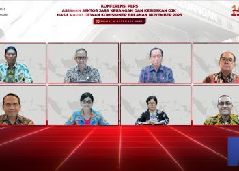 Rapat Dewan Komisioner Bulanan Otoritas Jasa Keuangan (OJK) pada 29 November 2023. [Foto: Humas OJK Jambi]