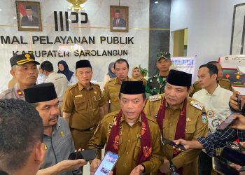Al Haris saat Kunker ke Sarolangun, Selasa (9/1). [Foto: Diskominfo]