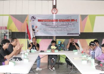 Pelaksanaan Muscab DPC PJS Kabupaten Pohuwato, Senin (15/01/2023). [Foto: DPC PJS Pohuwato]