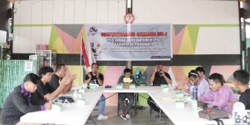 Pelaksanaan Muscab DPC PJS Kabupaten Pohuwato, Senin (15/01/2023). [Foto: DPC PJS Pohuwato]