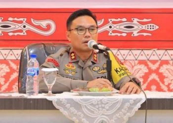 Kapolres Labuhanbatu AKBP Bernhard Malau dalam sebuah kesempatan.