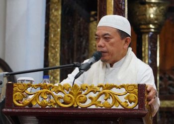 Malam Nuzulul Qur'an 1445 H / 2024 M, bertempat di  Masjid Agung Al-Falah Jambi, Rabu (27/03/2024). (Foto: Diskominfo/Erict)