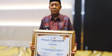 Wagub Sani saat hadiri rangkaian acara apresiasi dan penghargaan Program Bangga Kencana dan Percepatan penurunan Stunting Dalam Rangka Harganas ke-31 Tahun 2024 di PO. Hotel Semarang. Jln. Pemuda No. 118 Sekayu, Kecamatan Semarang Tengah, Kota Semarang Provinsi Jawa Tengah, Rabu (26/06/2024). (Foto: Diskominfo/Novriansah)