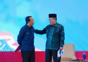 Wagub Sani saat menjadi pembicara pada Temu Kerja Tim Percepatan Penurunan Stunting Melalui Akselerasi Intervensi Serentak Dalam Percepatan Penurunan Stunting di PO. Hotel Semarang, Jln Pemuda No. 118 Sekayu, Kecamatan Semarang Tengah, Kota Semarang Provinsi Jawa Tengah pada Kamis, (27/06/2024). (Foto: Diskominfo/Novriansah)