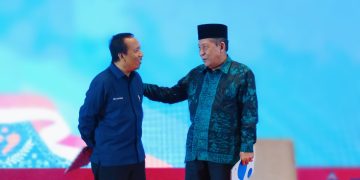 Wagub Sani saat menjadi pembicara pada Temu Kerja Tim Percepatan Penurunan Stunting Melalui Akselerasi Intervensi Serentak Dalam Percepatan Penurunan Stunting di PO. Hotel Semarang, Jln Pemuda No. 118 Sekayu, Kecamatan Semarang Tengah, Kota Semarang Provinsi Jawa Tengah pada Kamis, (27/06/2024). (Foto: Diskominfo/Novriansah)